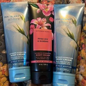 Bath and Body Works body cream bundle